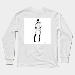 Claudia Winkleman Smiley Jumper Long Sleeve T-Shirt